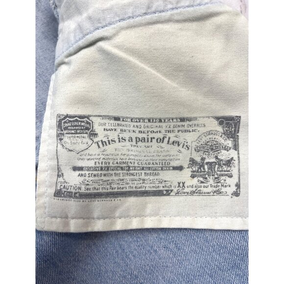 VTG Men's 501xx LEVI's, Button Fly, WPL, light blue Jeans Straight Leg W36/L34 - Picture 12 of 16
